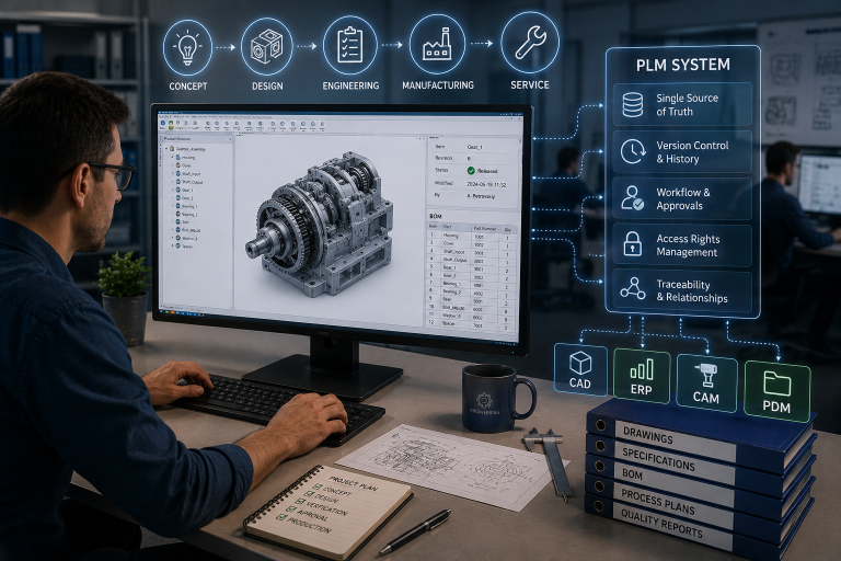 Il sistema PLM in azienda: cos’è e in cosa si differenzia da un normale archivio di file
